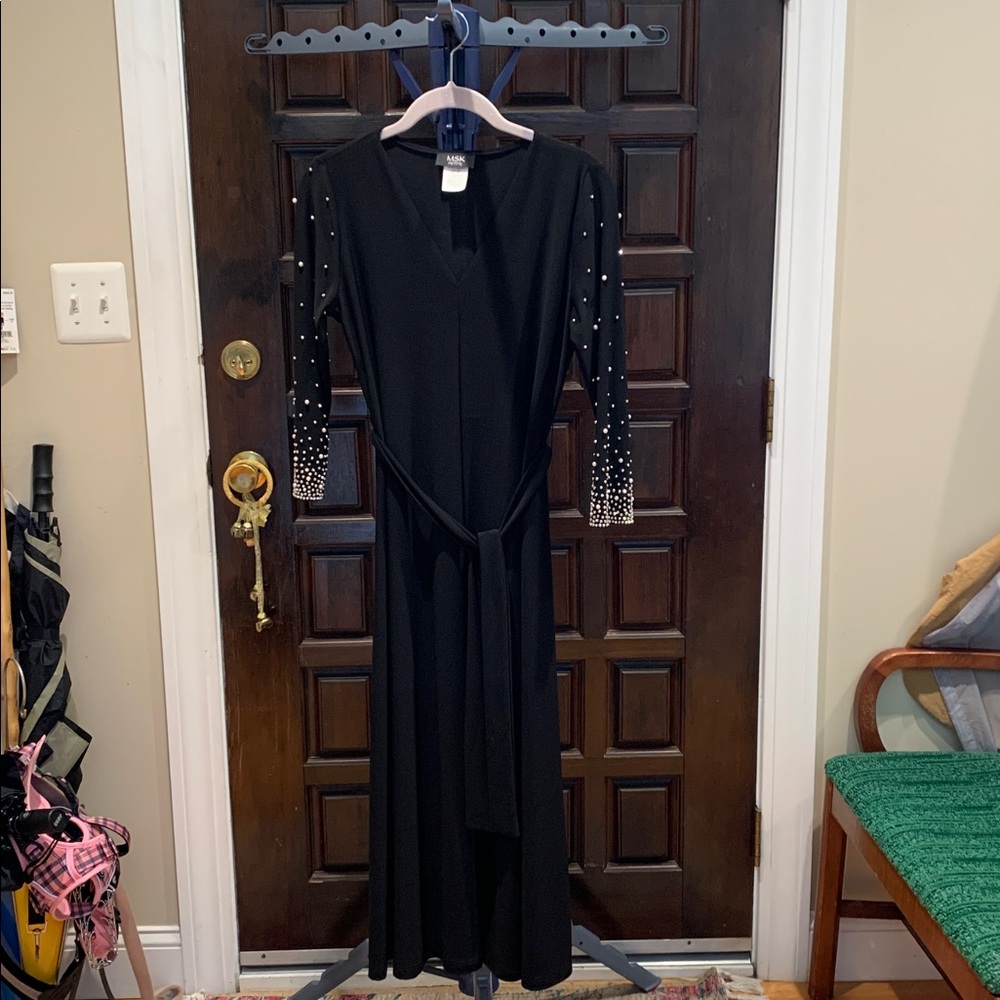MSK Petite Black Dress